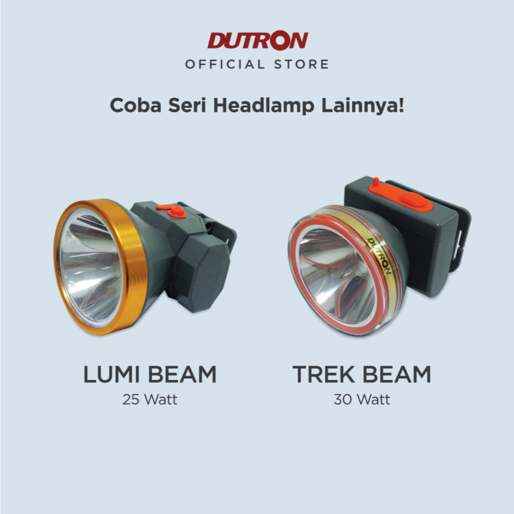 DUTRON Senter Kepala LED Ultra Beam Hiking Outdoor Jumbo 45 Watt