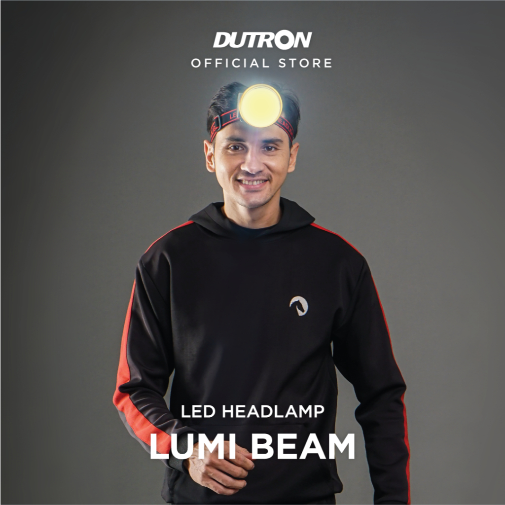 DUTRON Senter Kepala LED Lumi Beam Outdoor Rechargeable 25 Watt
