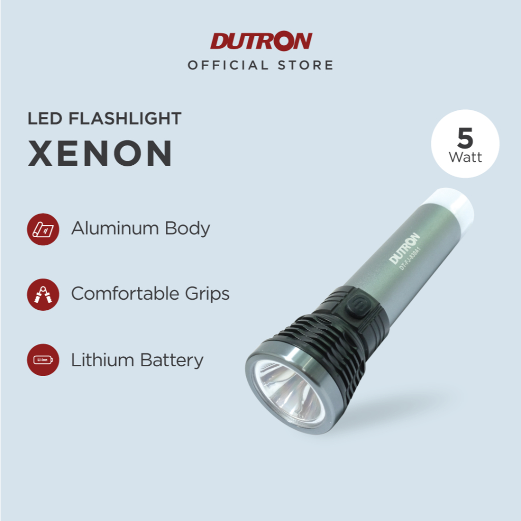 DUTRON Senter LED Xenon Alumunium 5W