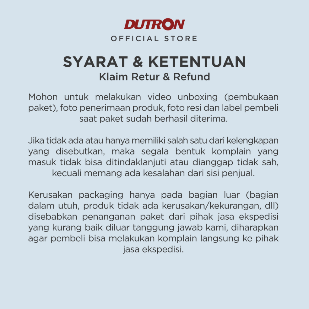 DUTRON Senter Kepala LED Nova Beam 7 Watt