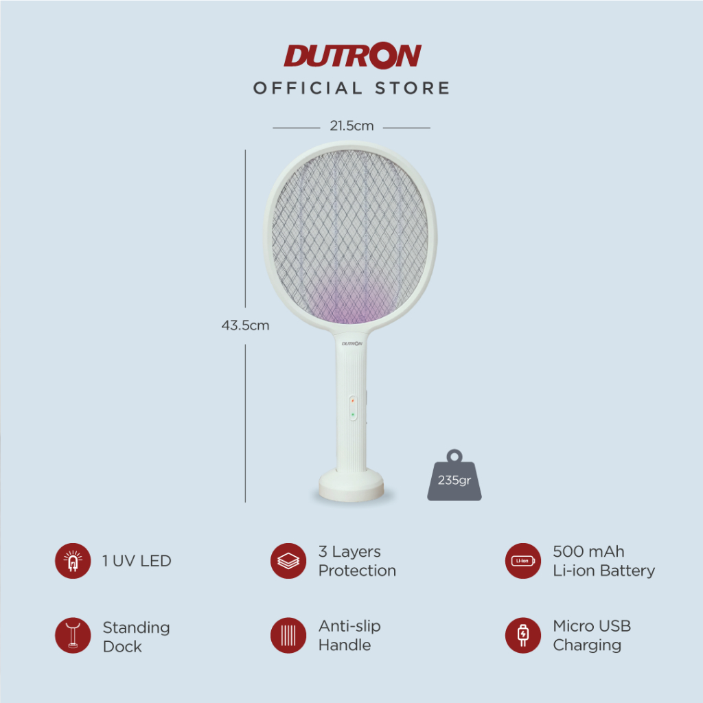 DUTRON Raket Nyamuk UV Mosizap