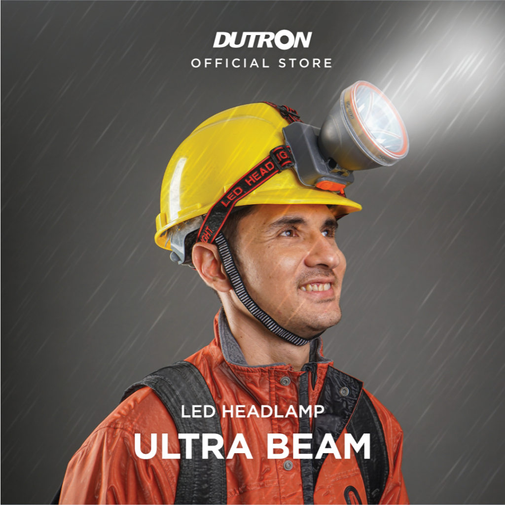 DUTRON Senter Kepala LED Ultra Beam Hiking Outdoor Jumbo 45 Watt