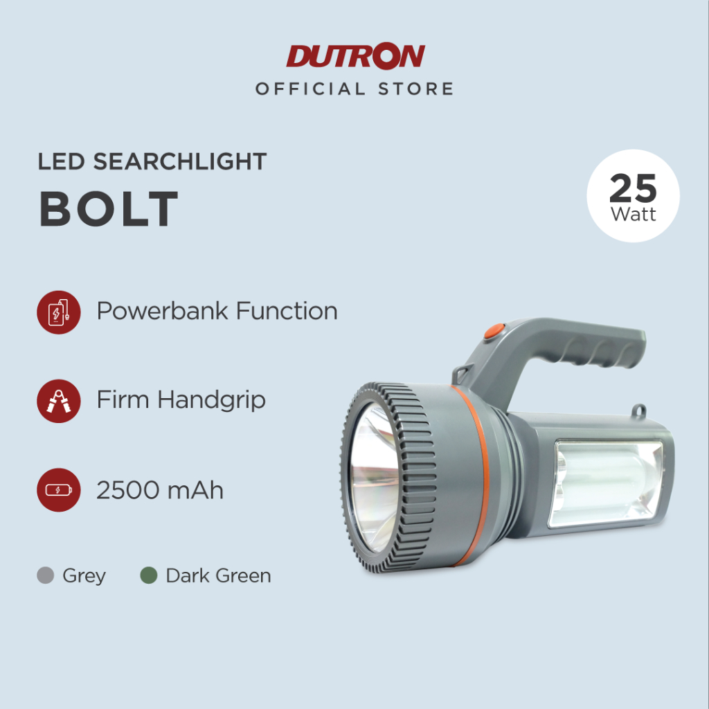 DUTRON Senter LED Jumbo Bolt 25 Watt + 10 Watt