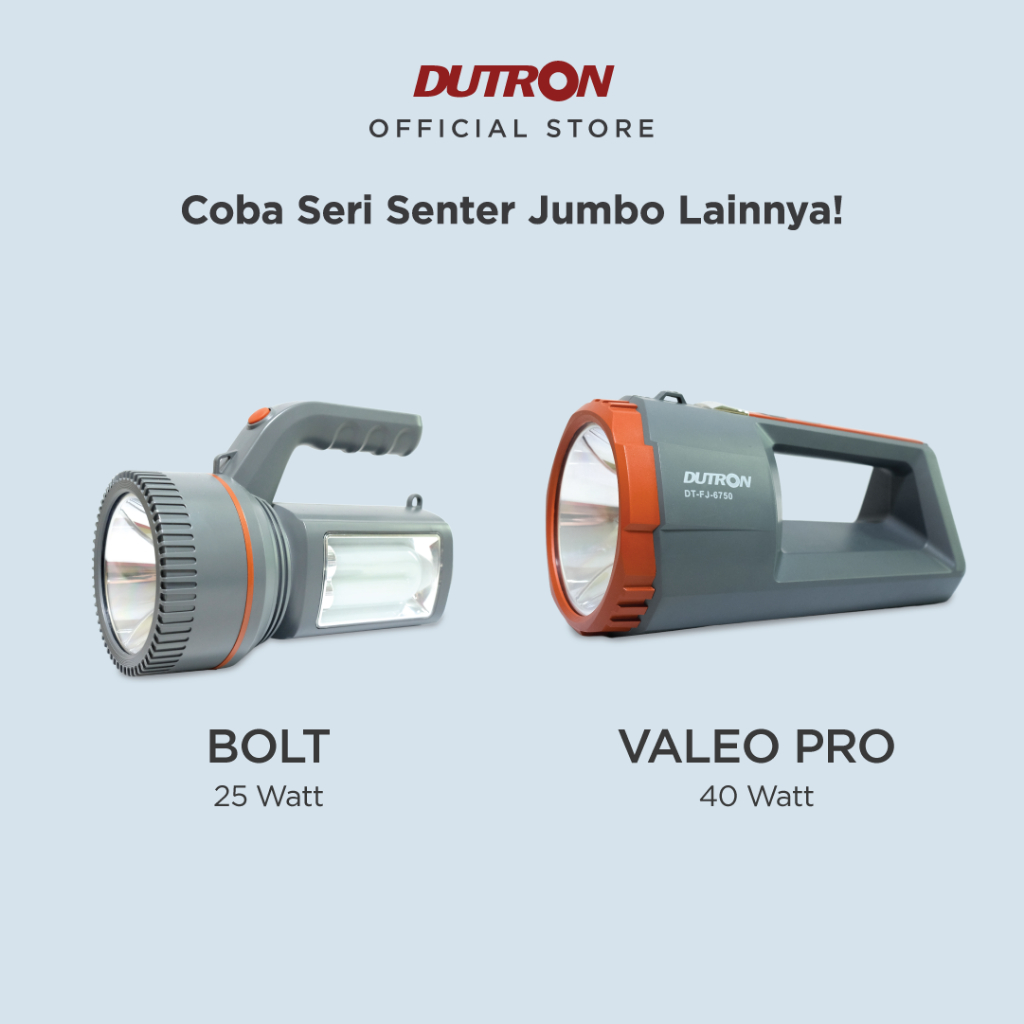 DUTRON Senter LED Jumbo Valeo 30 Watt + 15 Watt