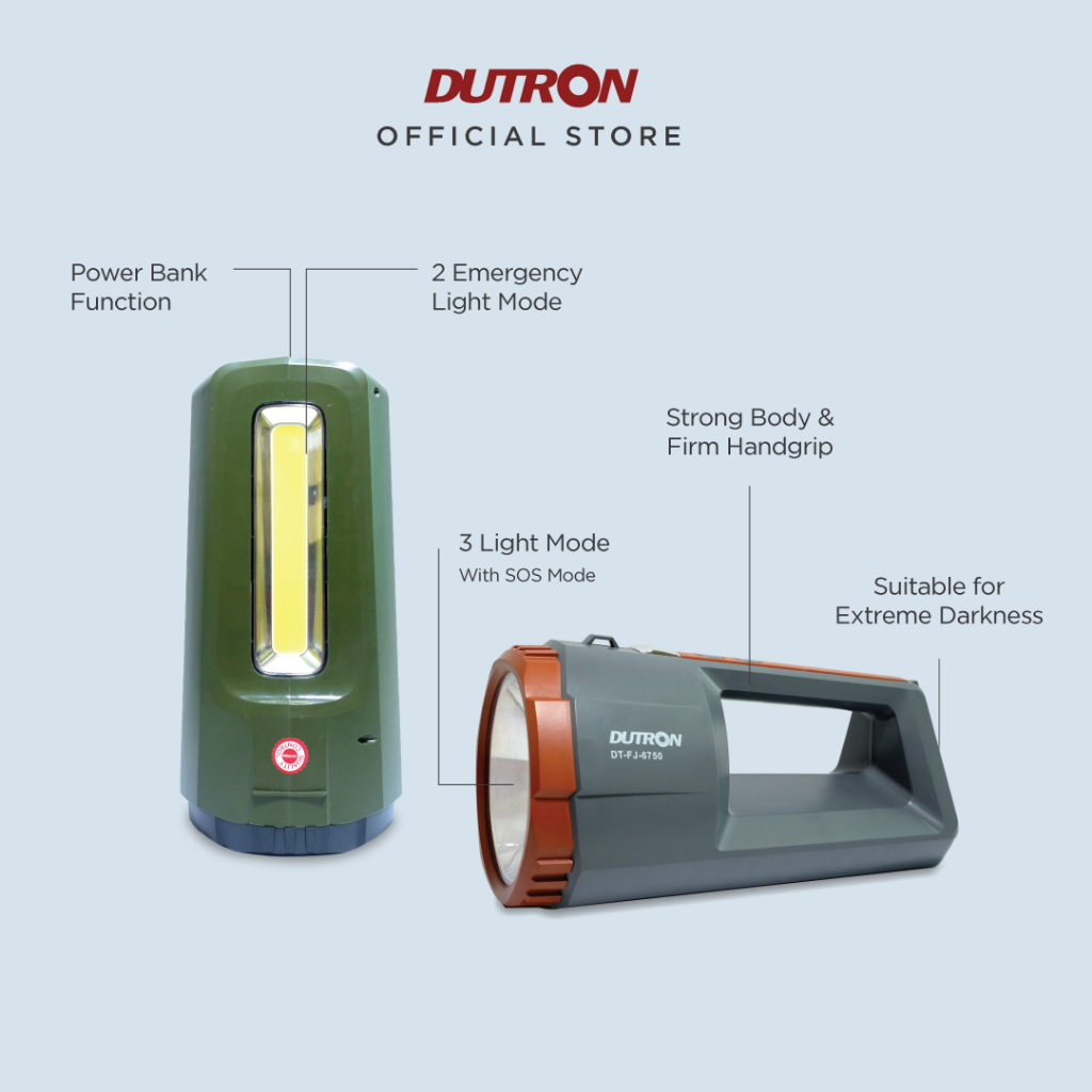 DUTRON Senter LED Jumbo Valeo Pro 40 Watt + 20 Watt