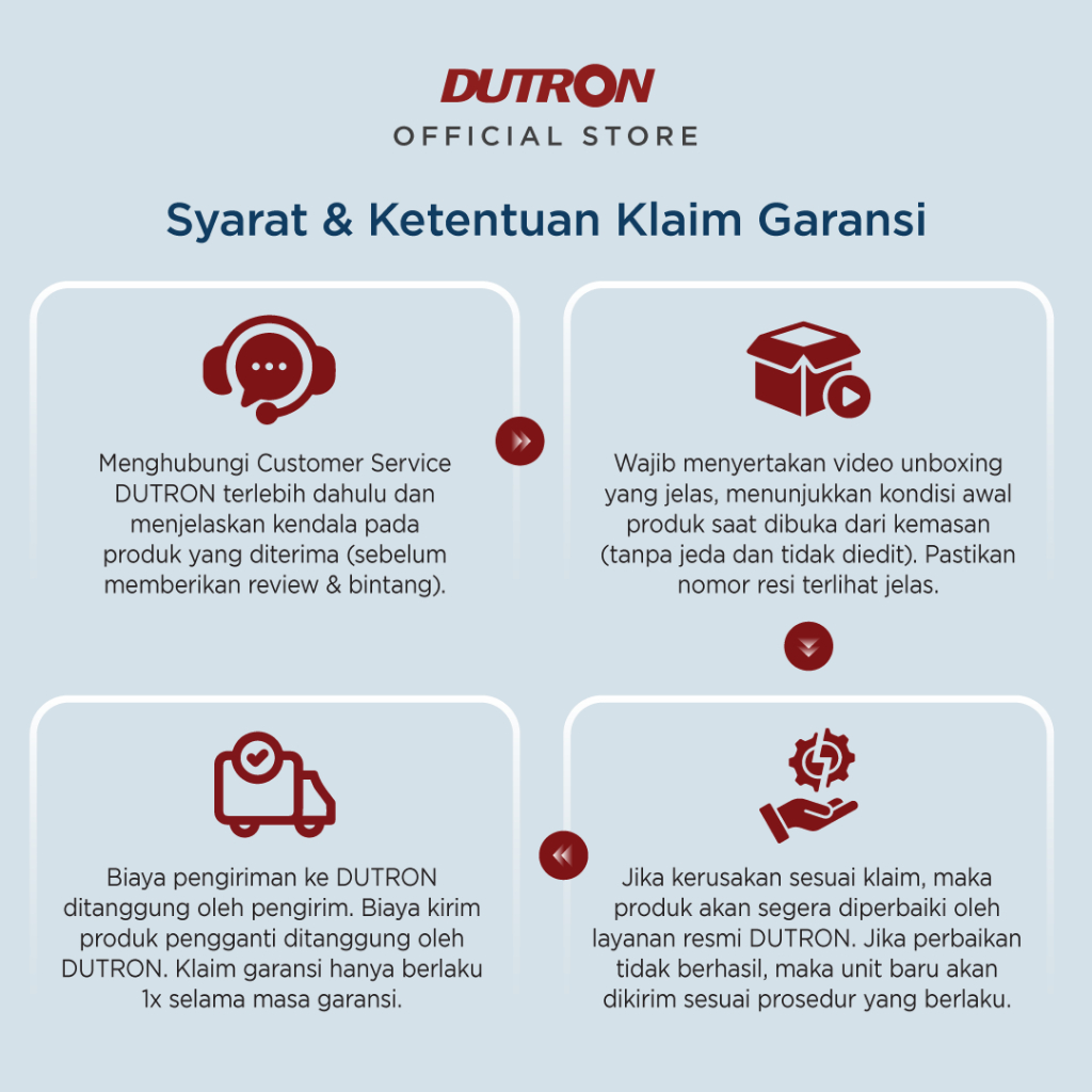 DUTRON Lampu LED Bulb Daylight