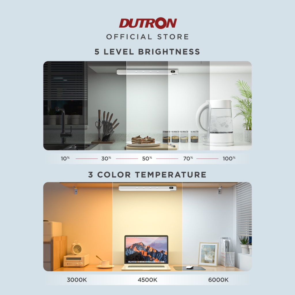 DUTRON LED Light Bar Magnetic Portable
