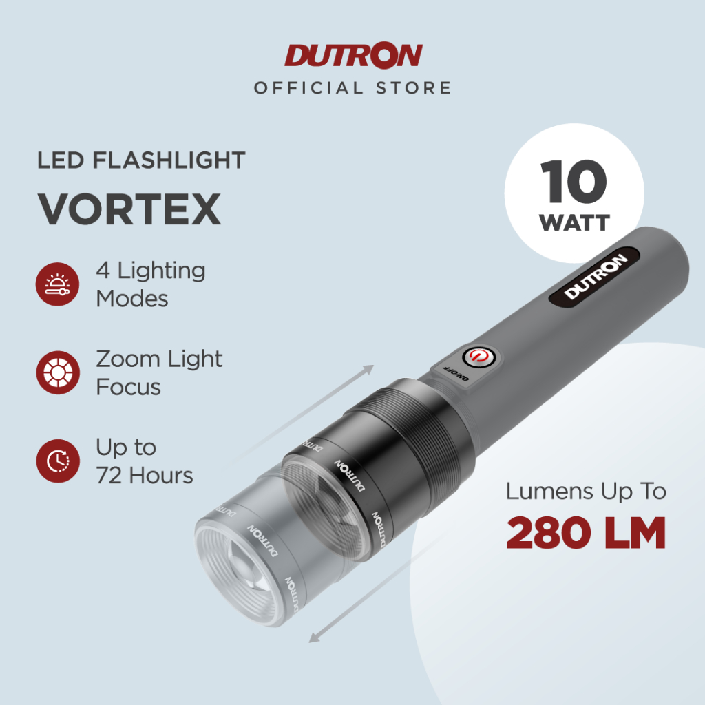 DUTRON Vortex Senter ZOOM LED 10 Watt
