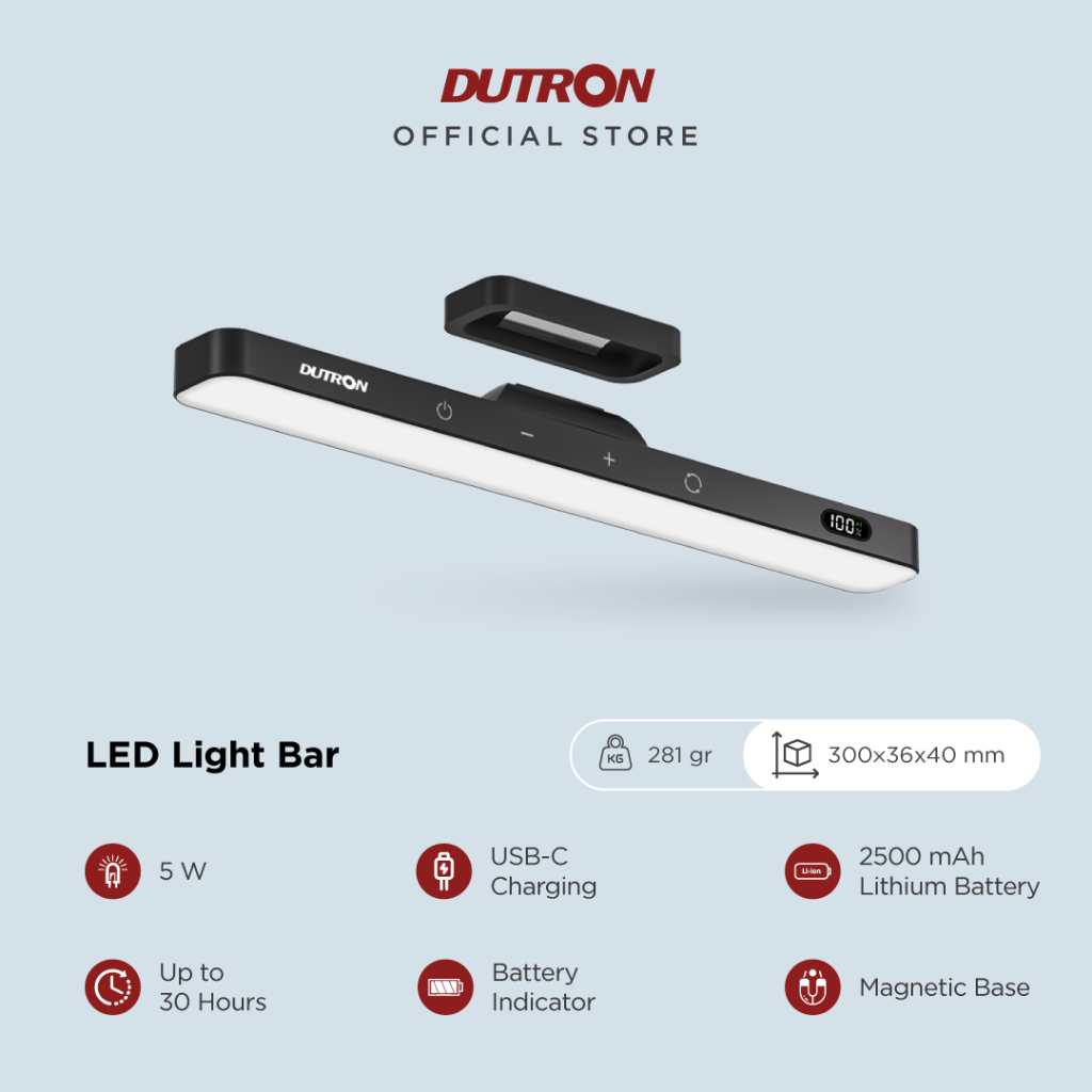 DUTRON LED Light Bar Magnetic Portable