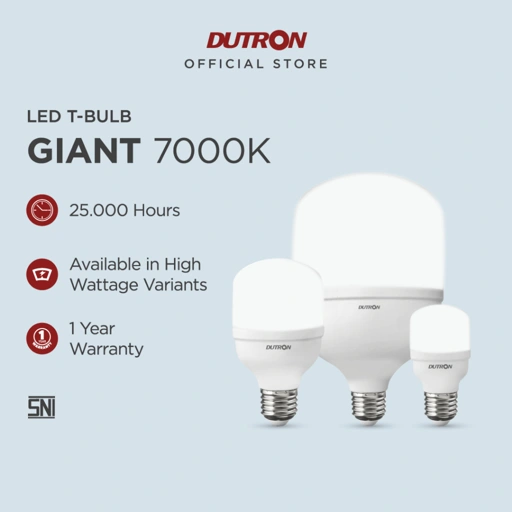 Image of DUTRON Lampu LED Giant 5/10/15/20/30/40/50 Watt Cahaya Putih