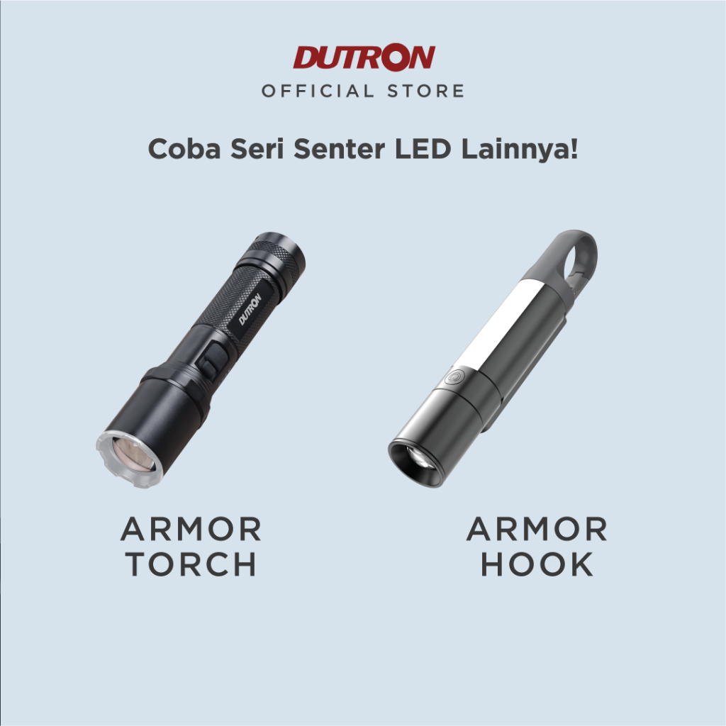 DUTRON Armor Max Senter LED Alumunium 30 Watt