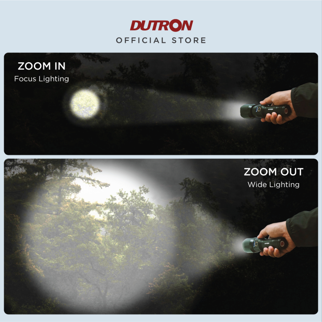 DUTRON Armor Max Senter LED Alumunium 30 Watt