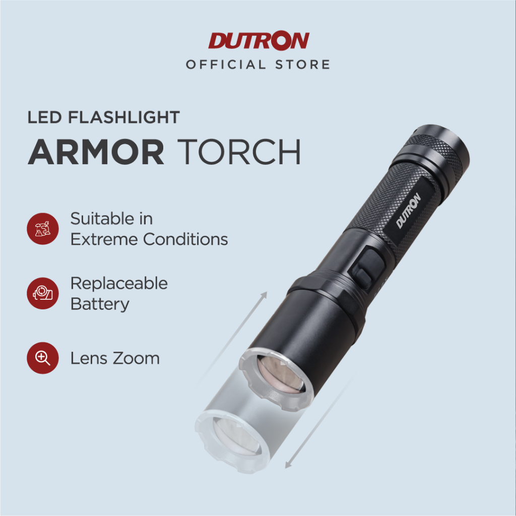 DUTRON Armor Senter LED Alumunium 20 Watt 