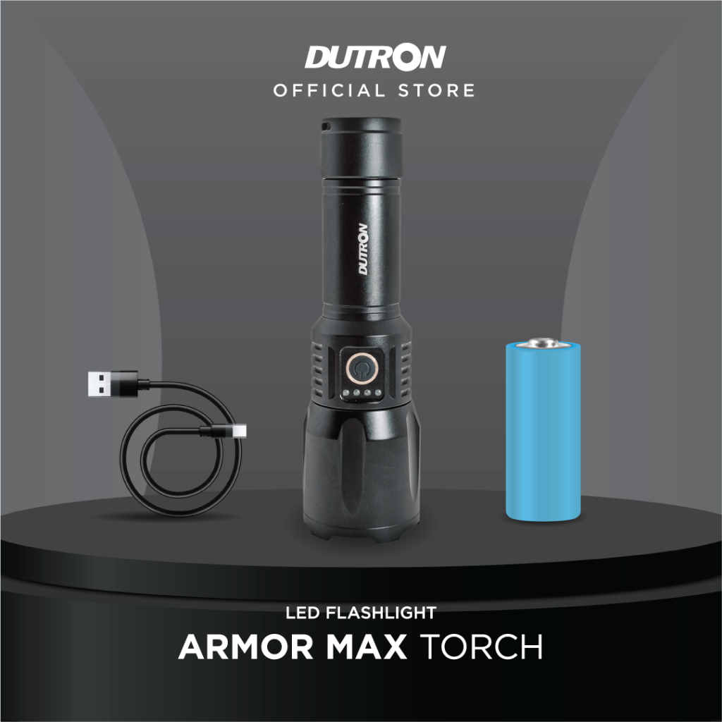 DUTRON Armor Max Senter LED Alumunium 30 Watt