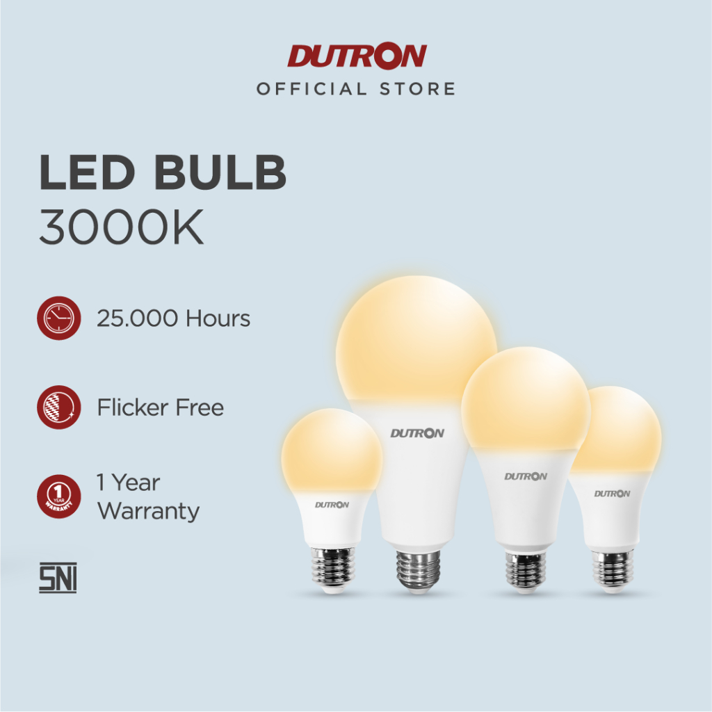 DUTRON Lampu LED Bulb Warm White