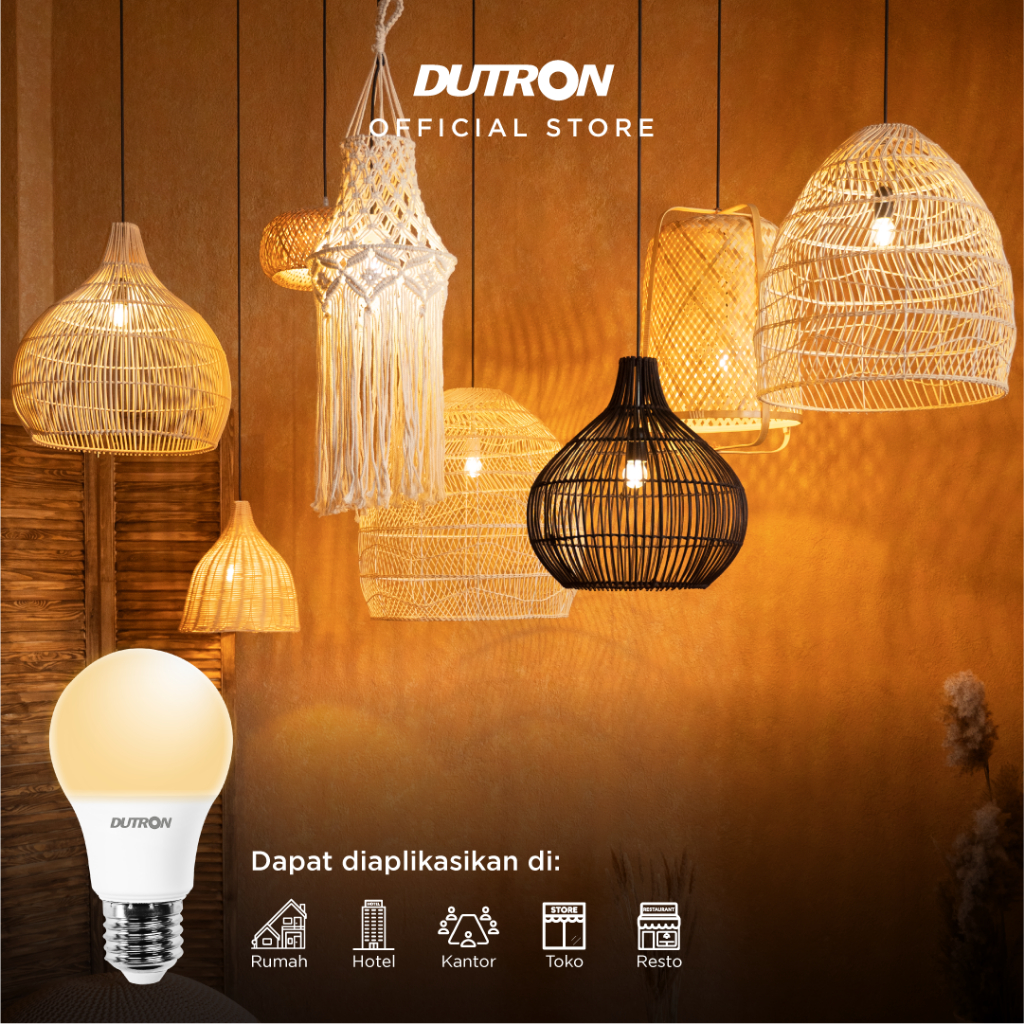 DUTRON Lampu LED Bulb Warm White