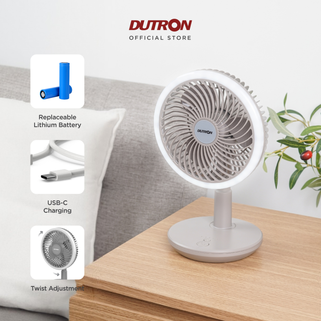 DUTRON Swift Breeze - Lampu Meja Kipas
