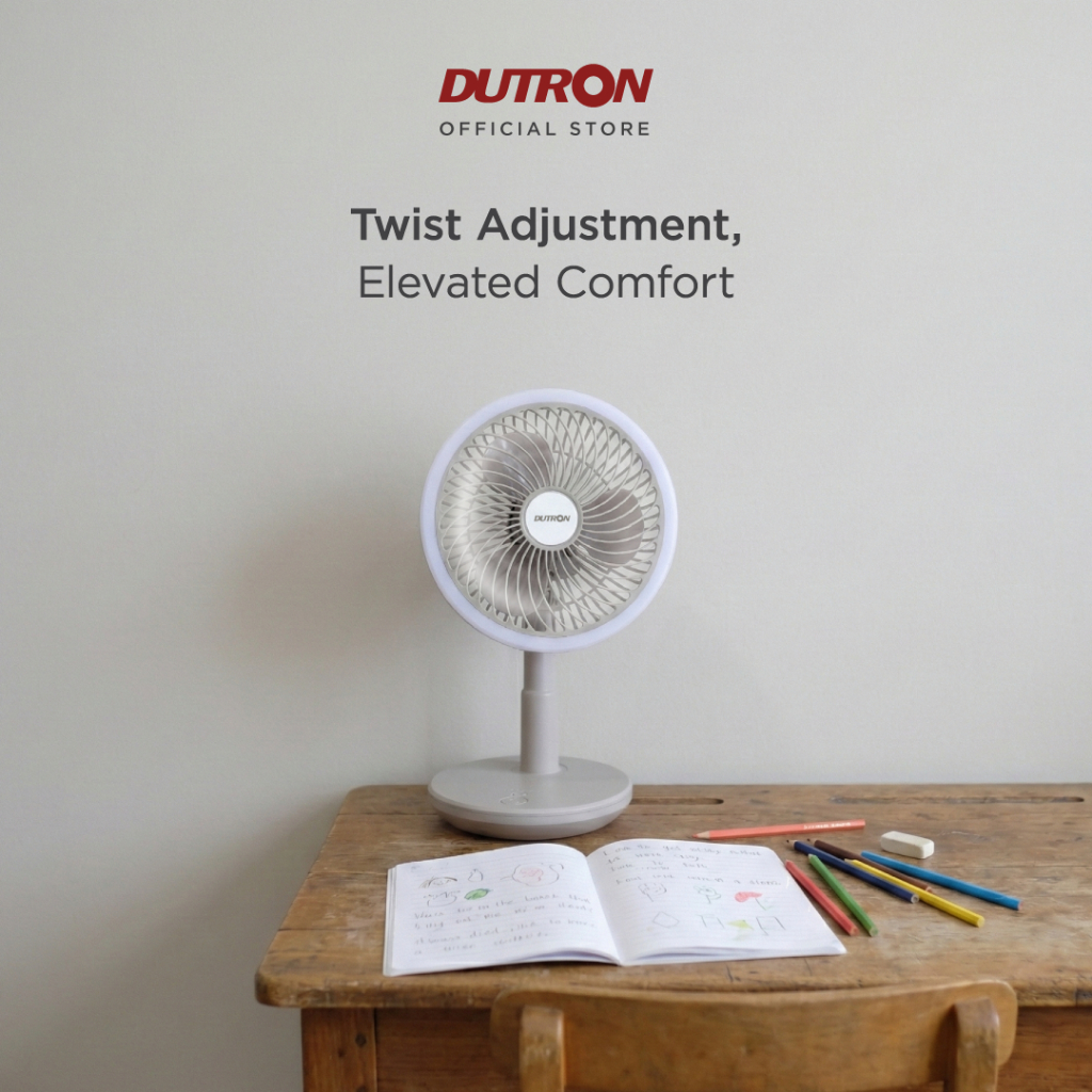 DUTRON Swift Breeze - Lampu Meja Kipas