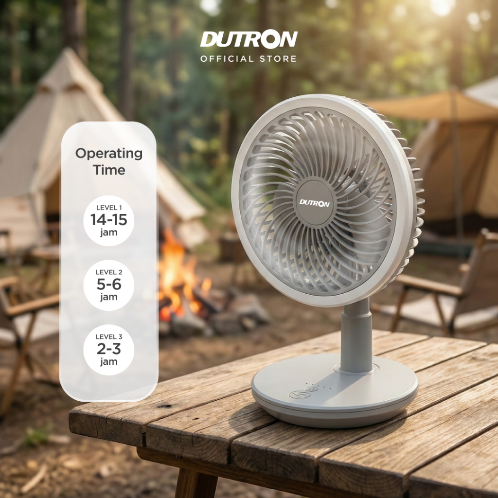DUTRON Swift Breeze - Lampu Meja Kipas