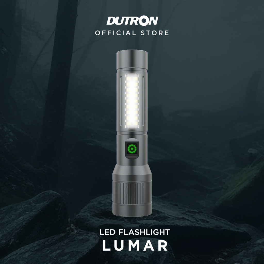 DUTRON Senter LED Lumar Alumunium Slim 10 Watt