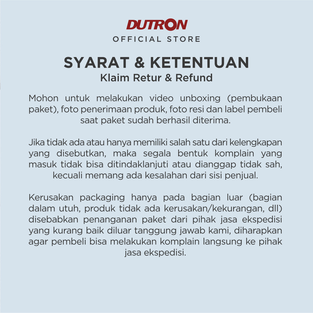 DUTRON Senter Kepala LED Joylite Rechargeable Water Resistant 10 Watt