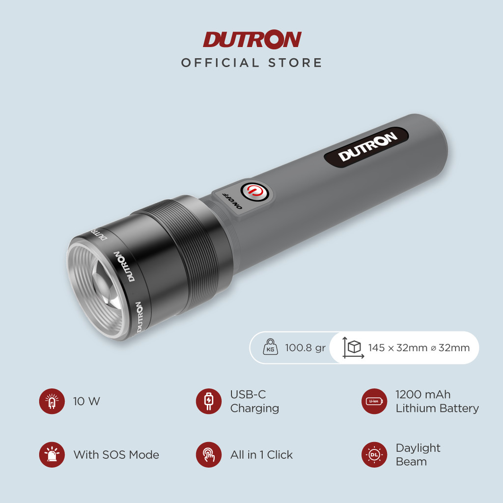 DUTRON Vortex Senter ZOOM LED 10 Watt