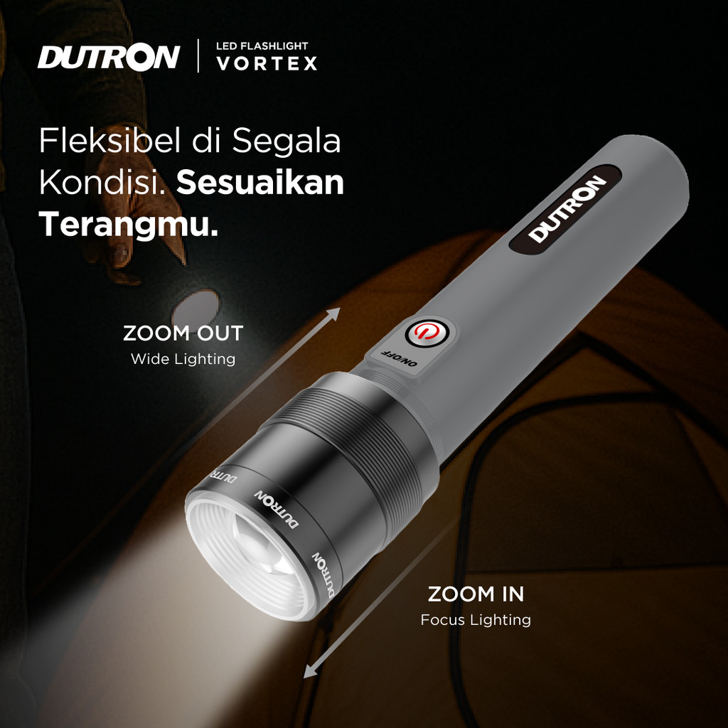 DUTRON Vortex Senter ZOOM LED 10 Watt