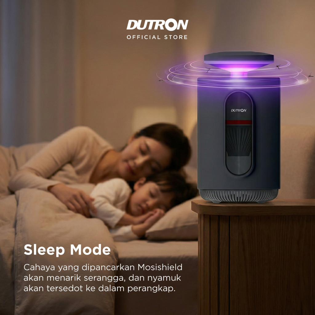 DUTRON Mosishield Perangkap Nyamuk dengan UV LED