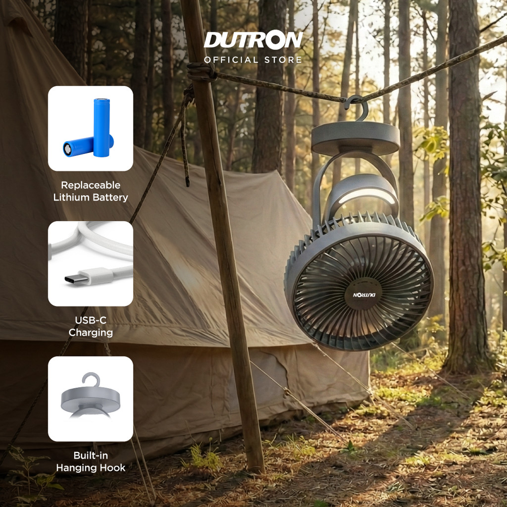 DUTRON Kipas Angin FLIP Breeze 3in1
