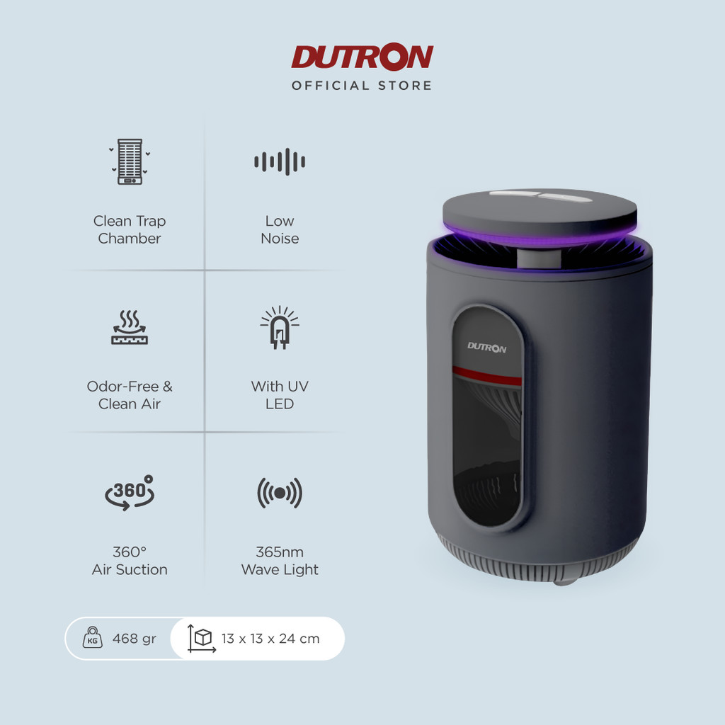 DUTRON Mosishield Perangkap Nyamuk dengan UV LED