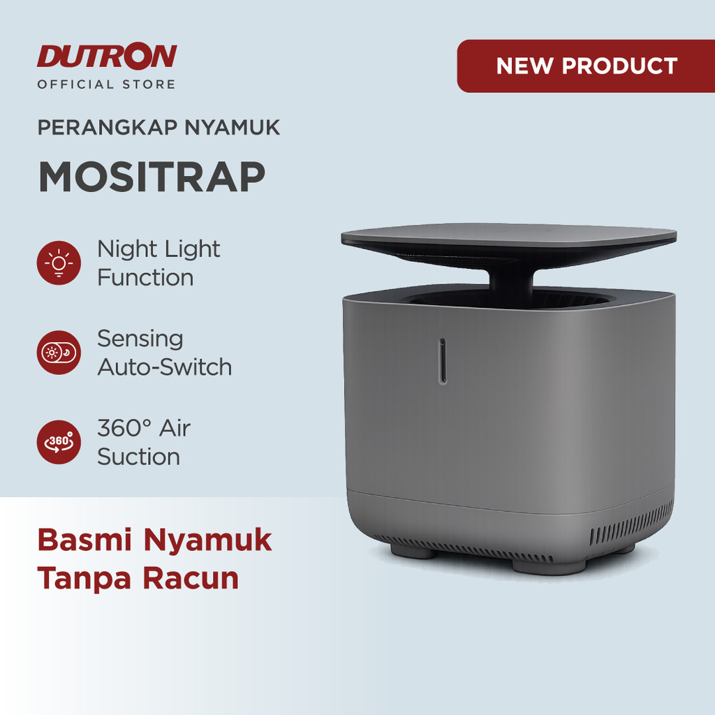 DUTRON Mositrap Perangkap Nyamuk dengan UV LED 