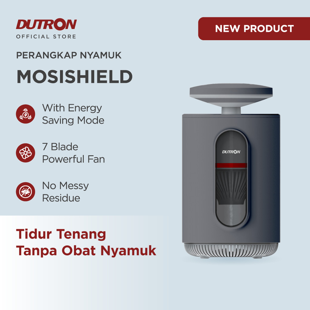 DUTRON Mosishield Perangkap Nyamuk dengan UV LED