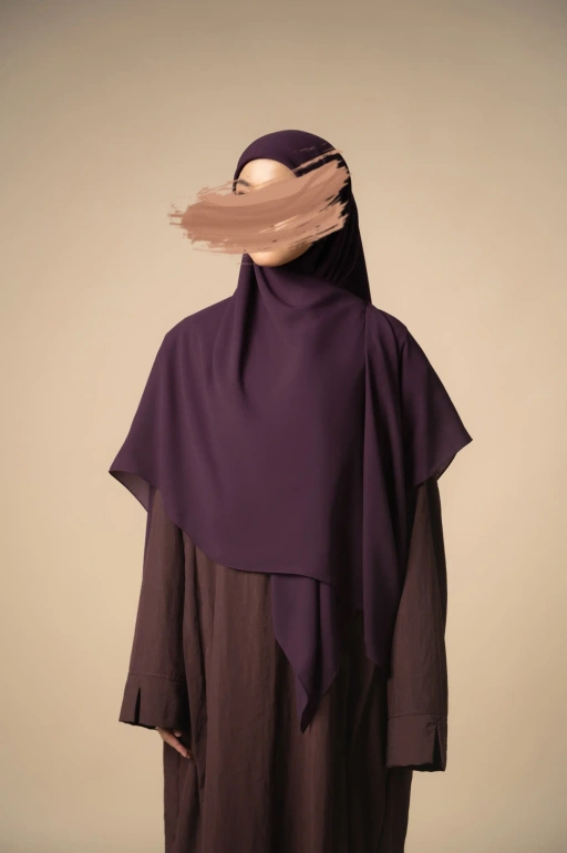 Image of SAFIYYA SCARF PLUM