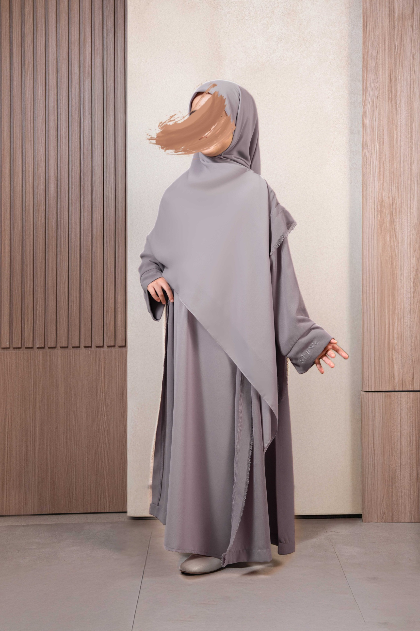 ALUNA SET ABAYA KIDS