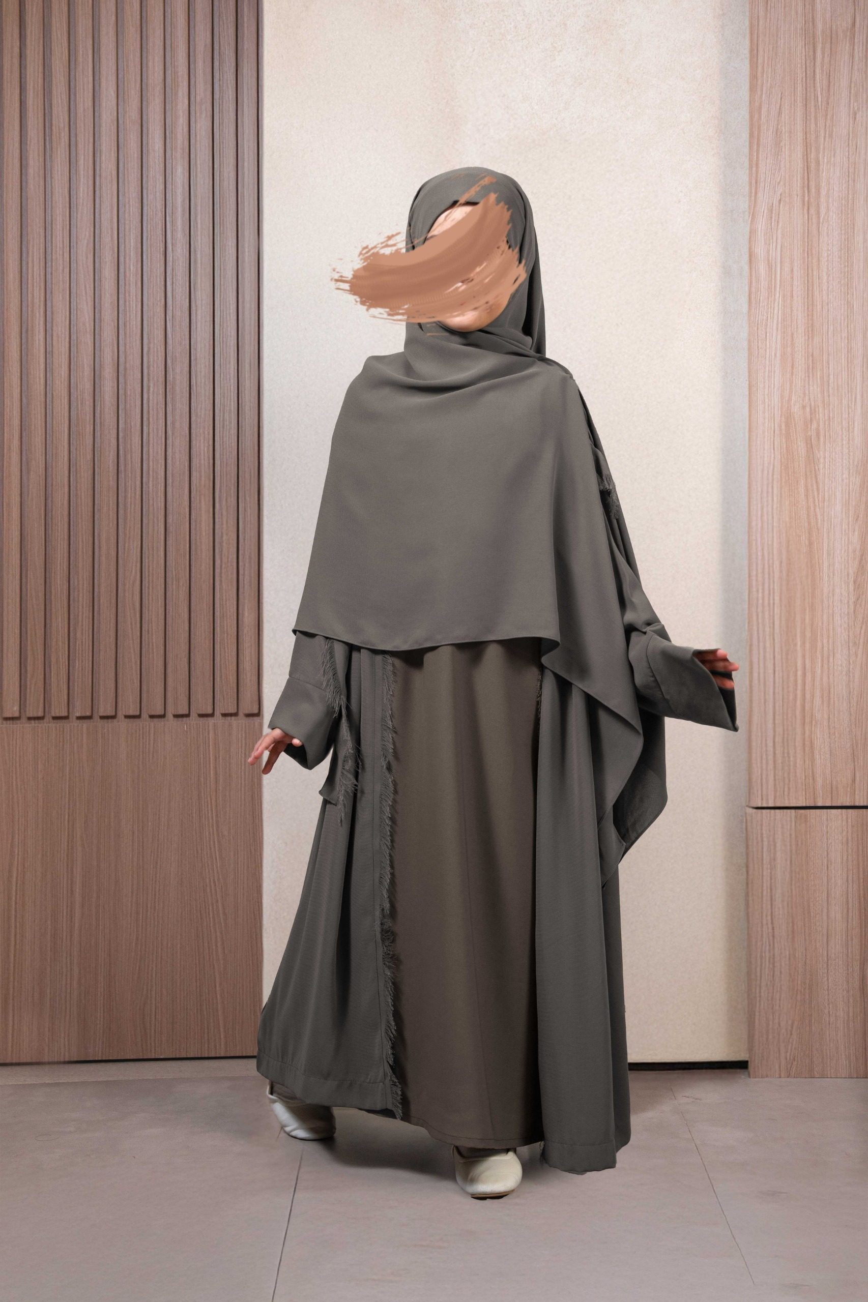 ALUNA SET ABAYA KIDS
