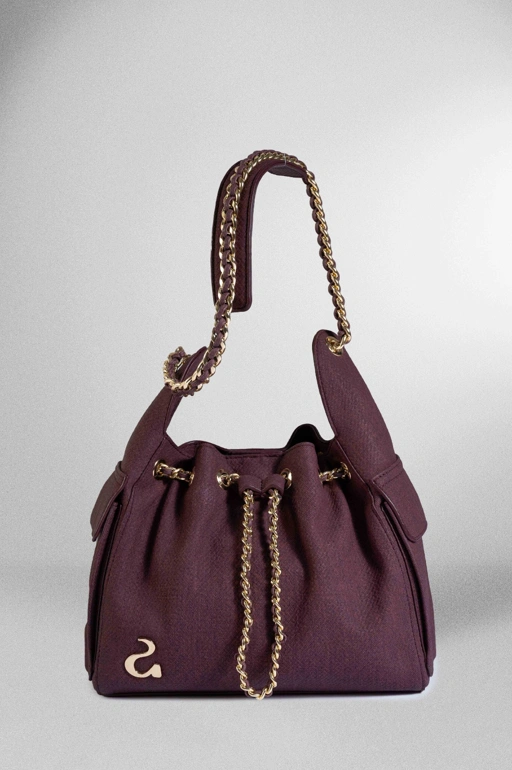 Image of CELINA BAG GARNET
