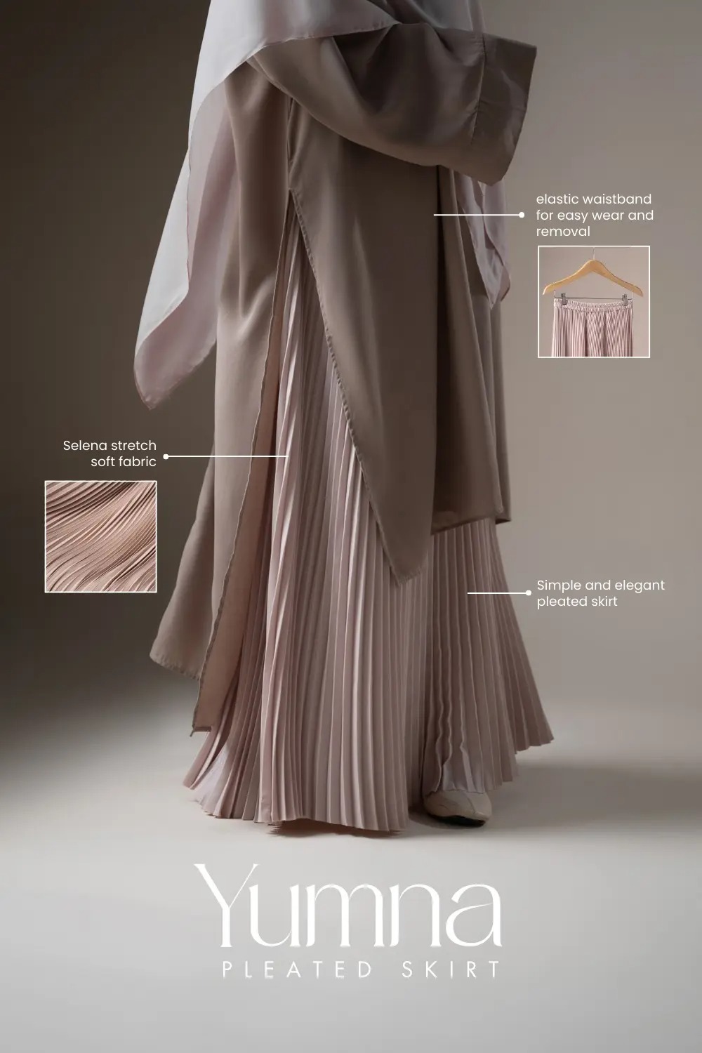 YUMNA PLEATED SKIRT