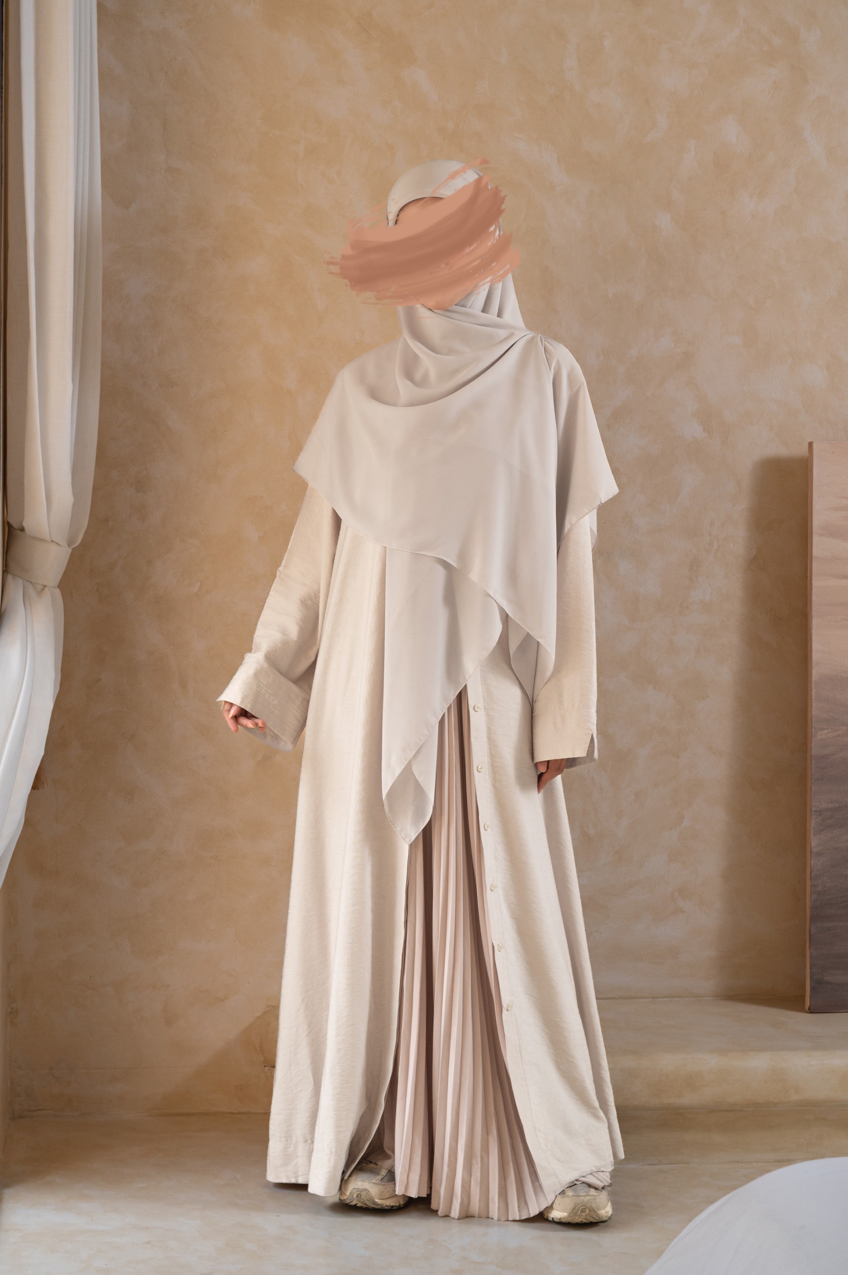 AYUMI PLEATED DRESS