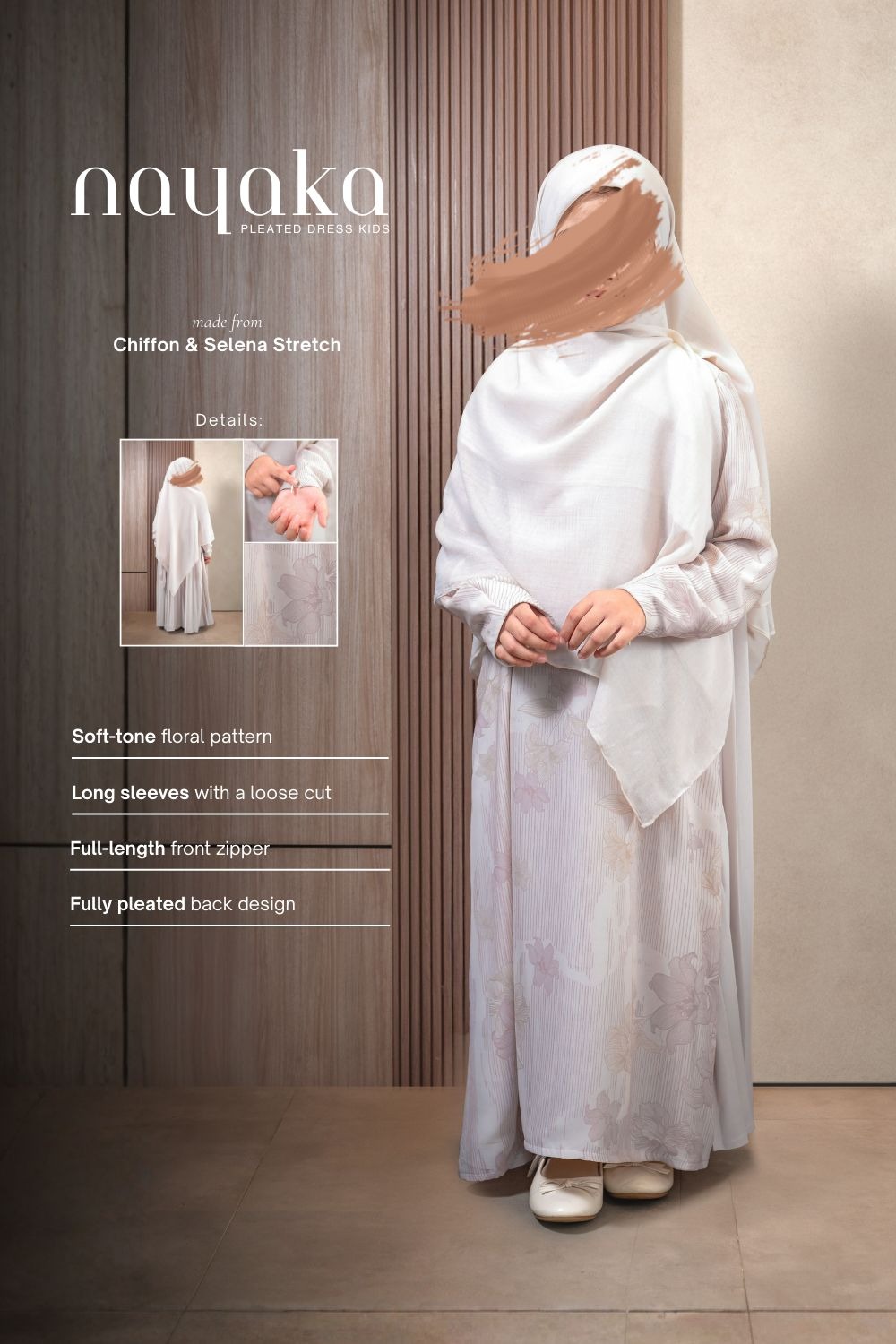 NAYAKA PLEATED DRESS KIDS