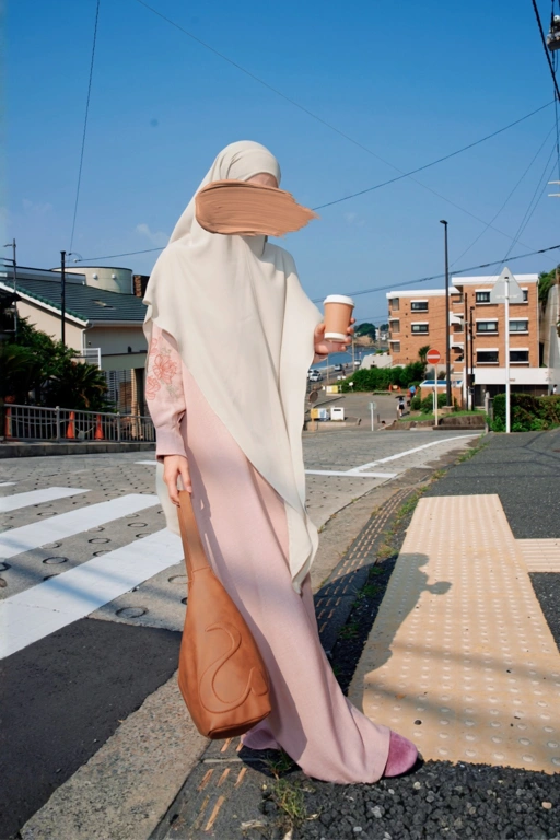 SAURA ABAYA LINEN 2.0 BLUSH