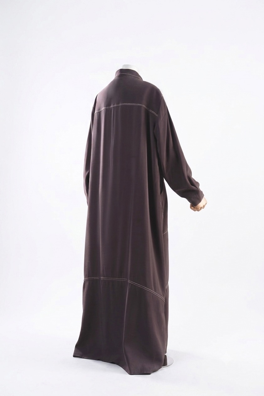 ALEENA FLOWY DRESS TRUFFLE