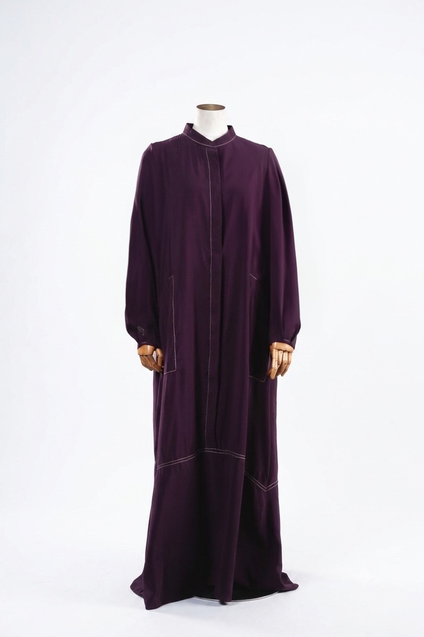 ALEENA FLOWY DRESS PLUM