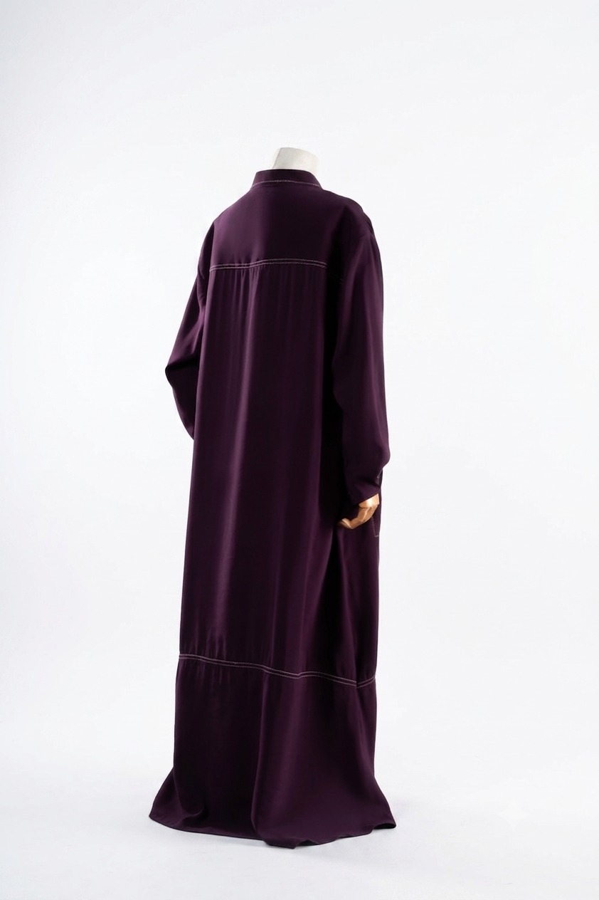 ALEENA FLOWY DRESS PLUM