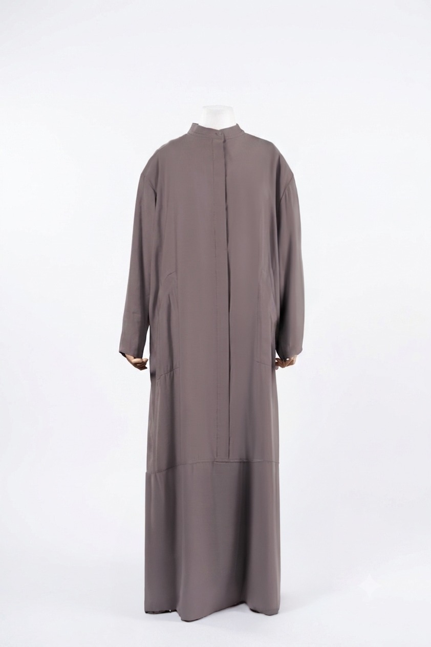 ALEENA FLOWY DRESS SOFT CHOCO