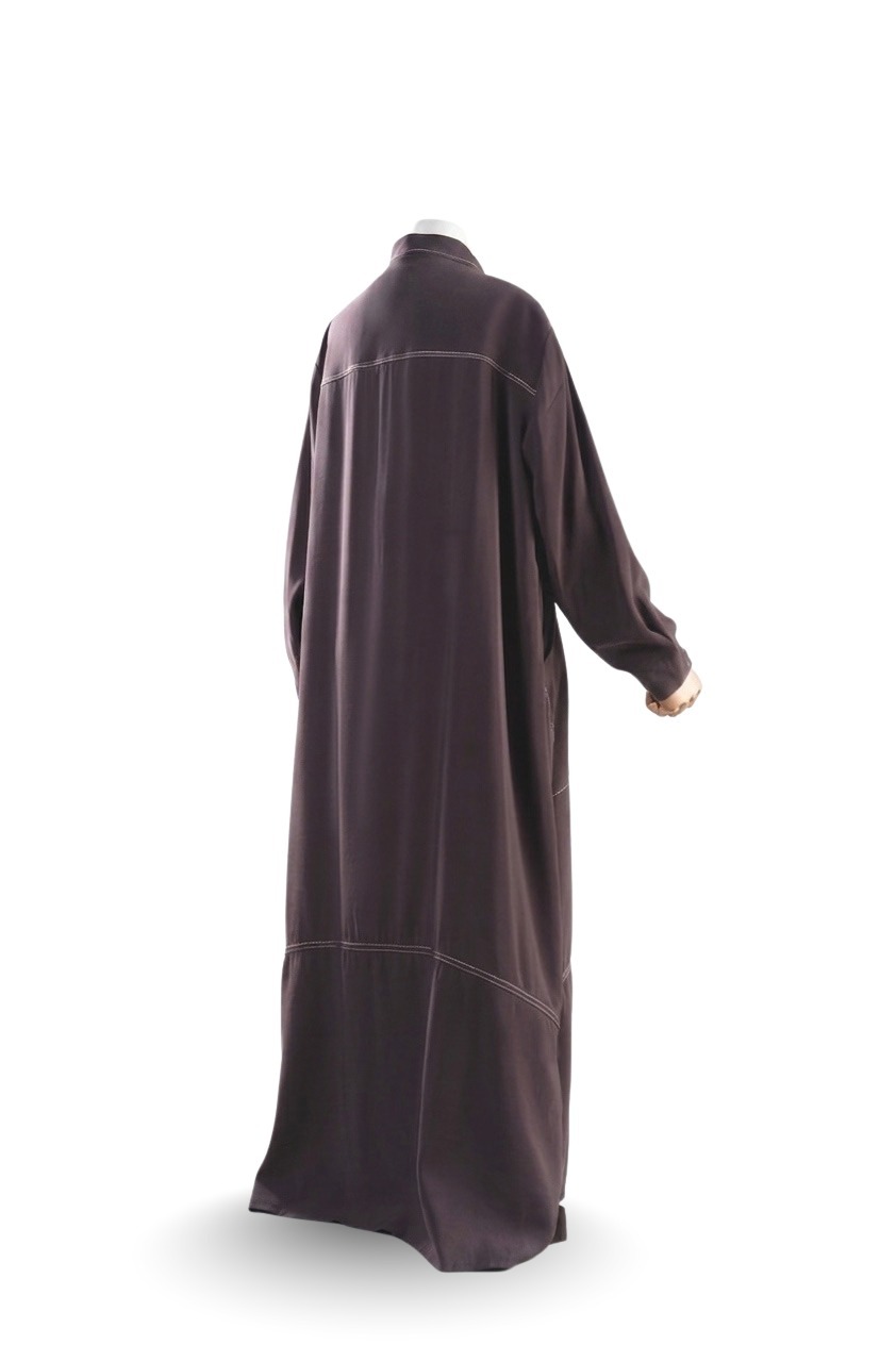 ALEENA FLOWY DRESS TRUFFLE