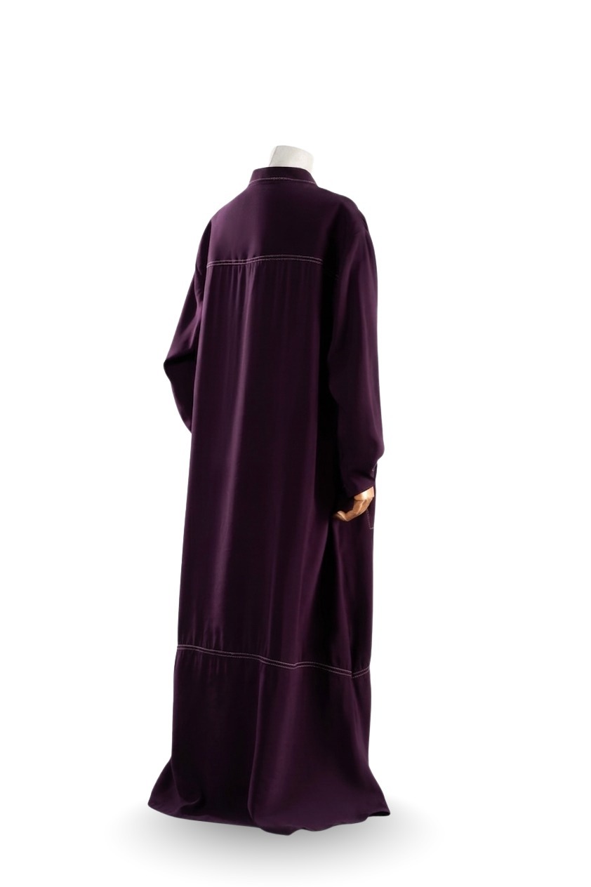 ALEENA FLOWY DRESS PLUM