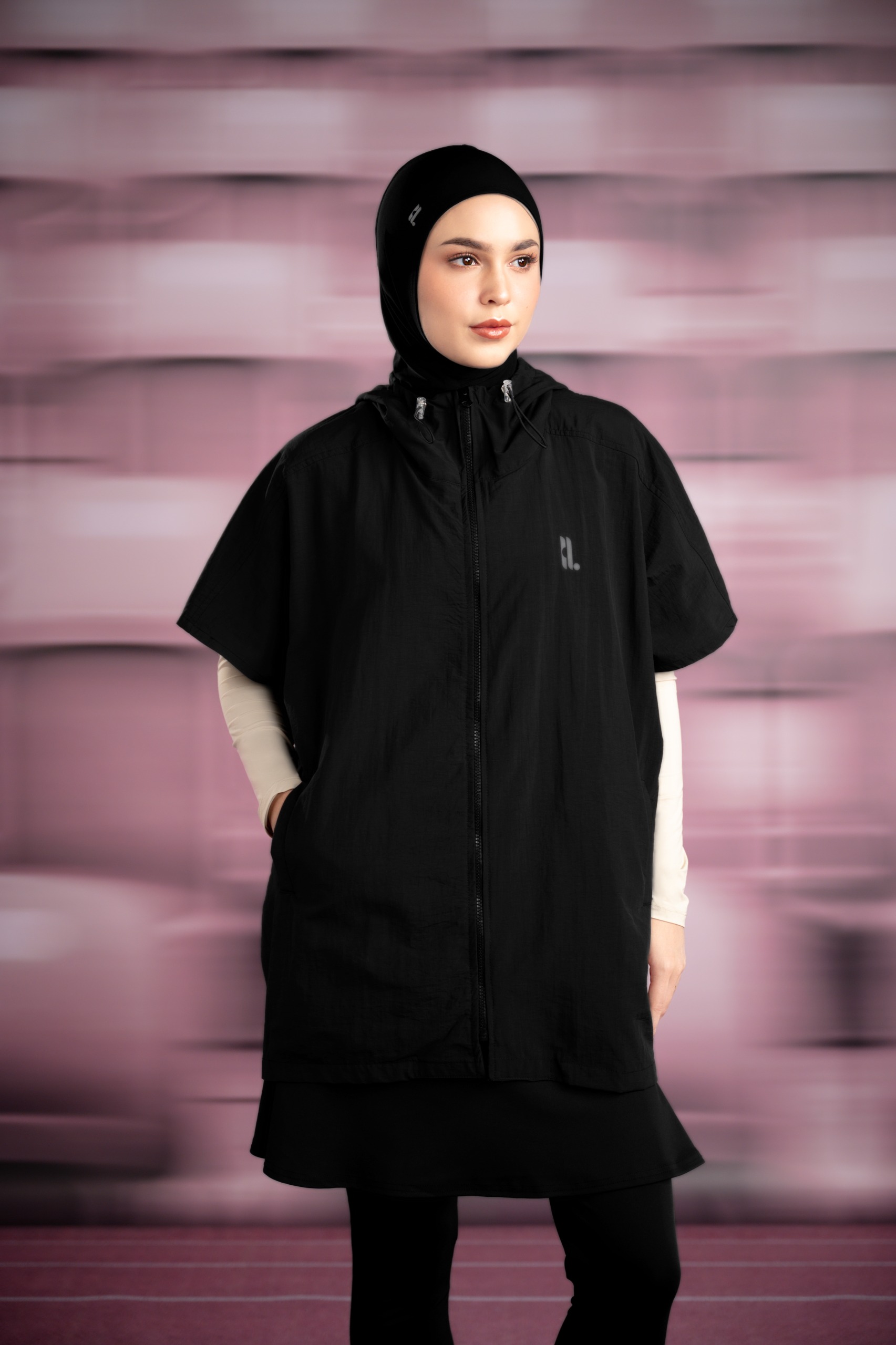 FLEXY SPORT VEST JACKET BLACK