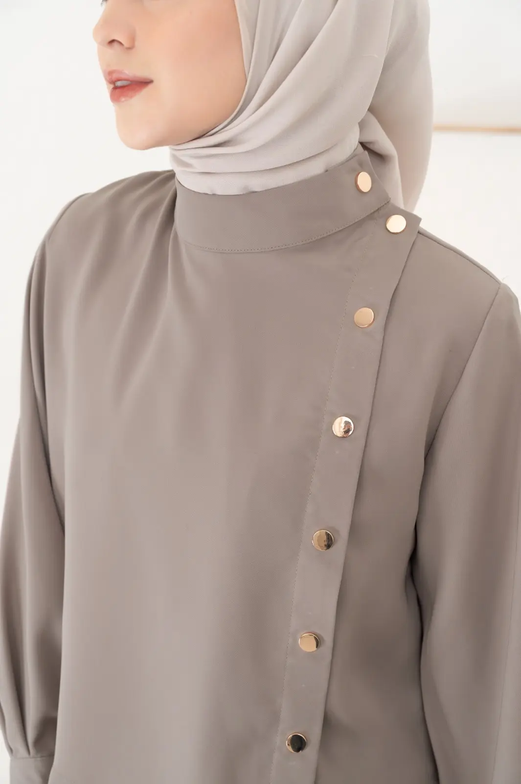 OPHELIA BLOUSE TAUPE