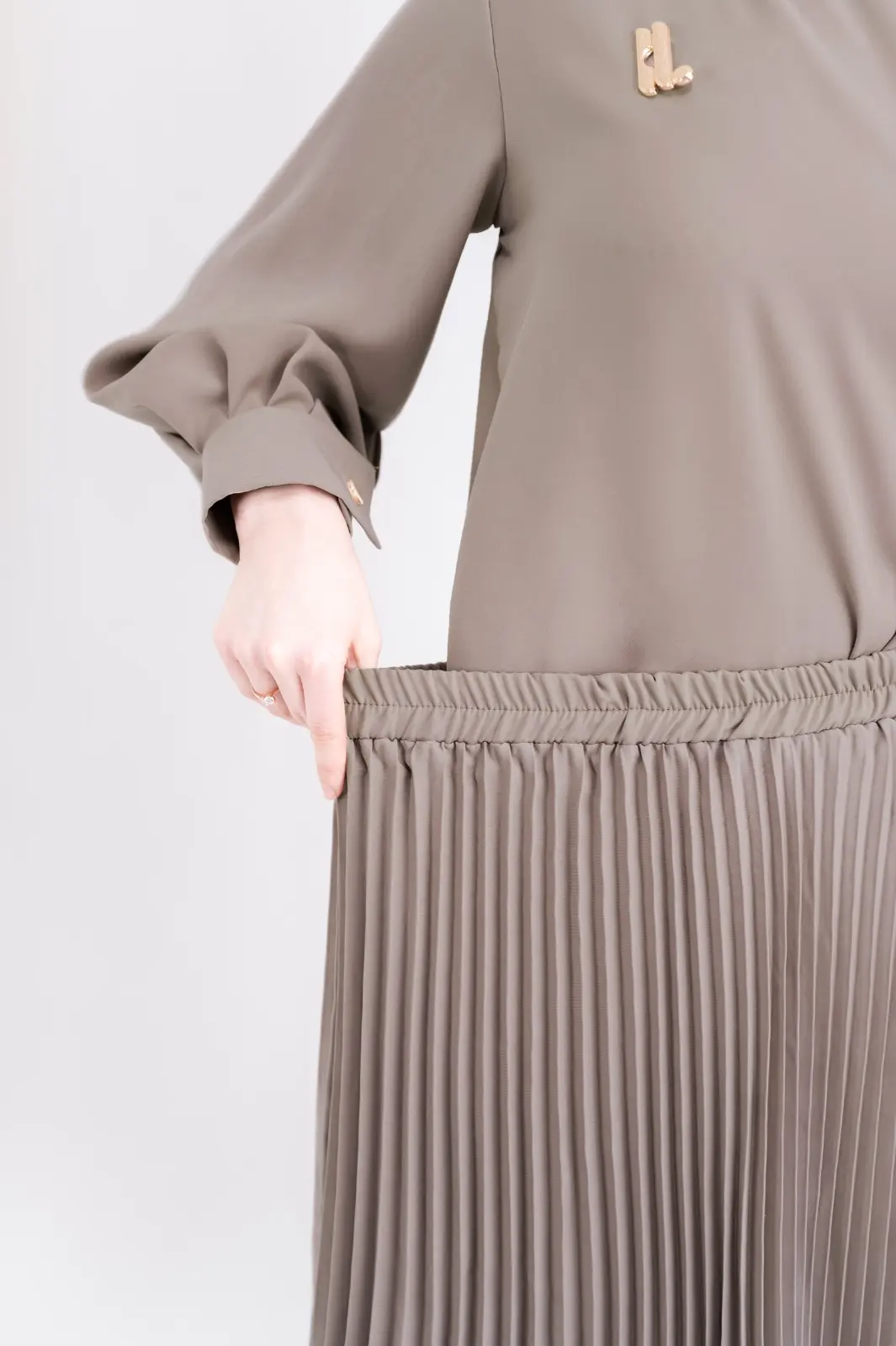 OPHELIA SKIRT TAUPE