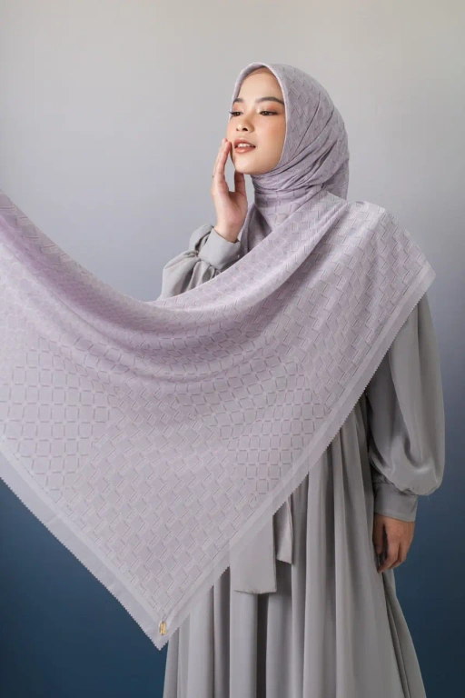 Image of ELODIE SCARF MISTY LILAC